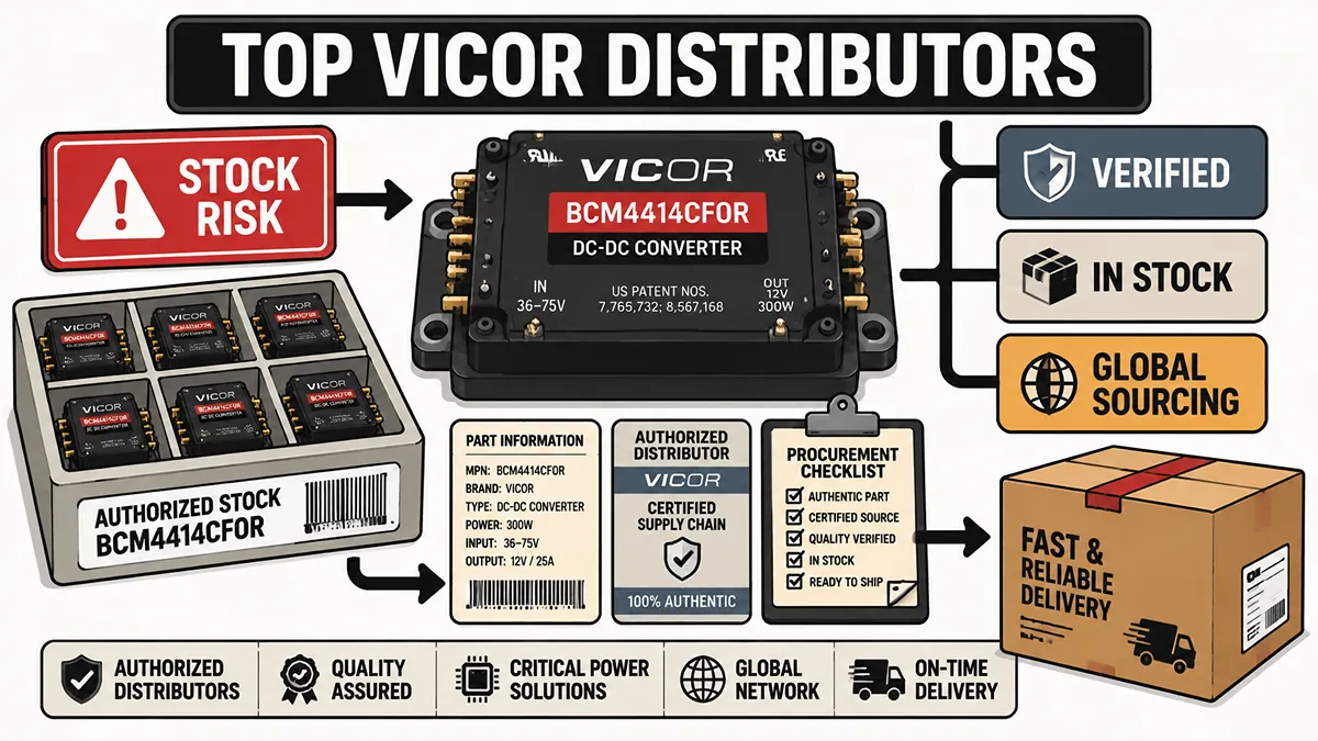 Top 10 Vicor Corporation Distributors in 2026: Authorized vs. Independent