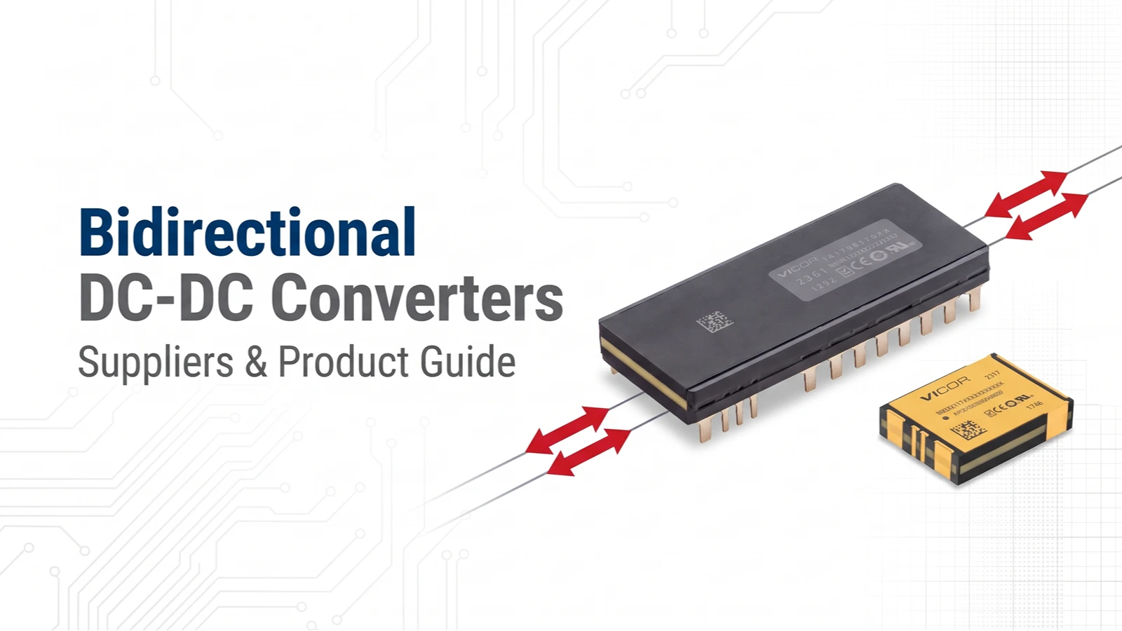 Bidirectional DC-DC Converter Suppliers: Compare Manufacturers and Products