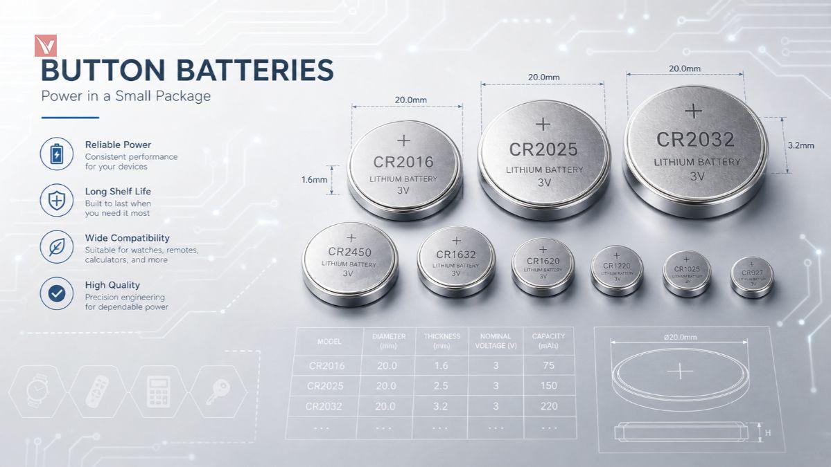 A Guide to Coin Battery Sizes and Cross Reference Standards
