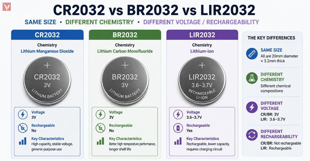 Battery chemistry comparison chart