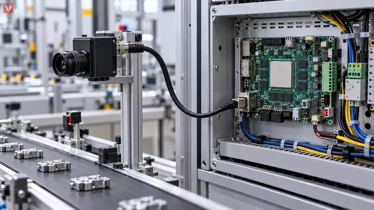 FPGA edge AI board for industrial vision processing